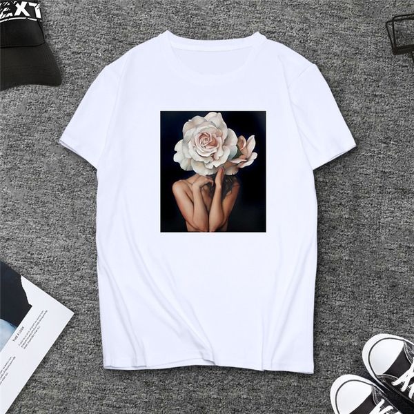 2020 t-shirt with feathers and flowers harajuku t-shirt white summer women's wear t-shirt women tee shirt femme tees
2020 t-shirt with feathers and flowers harajuku t-shirt white summer women's wear t-shirt women tee shirt femme tees