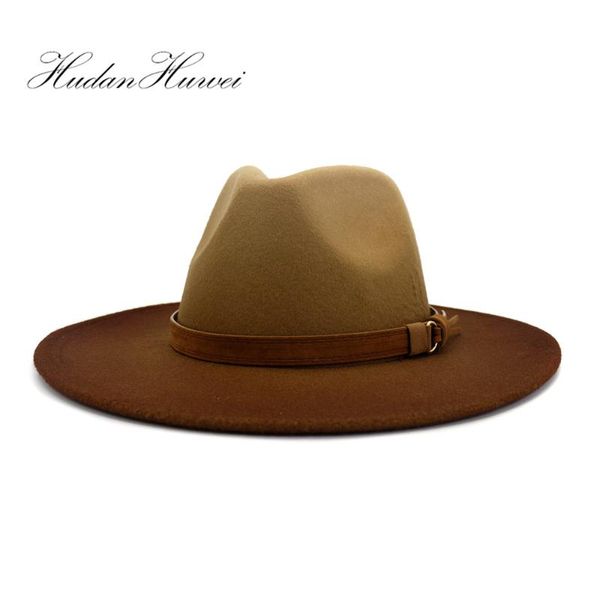 2020 new painted woolen feodra hat european american fashion flat brim fedora hat caps, Blue;gray
2020 new painted woolen feodra hat european american fashion flat brim fedora hat caps, Blue;gray