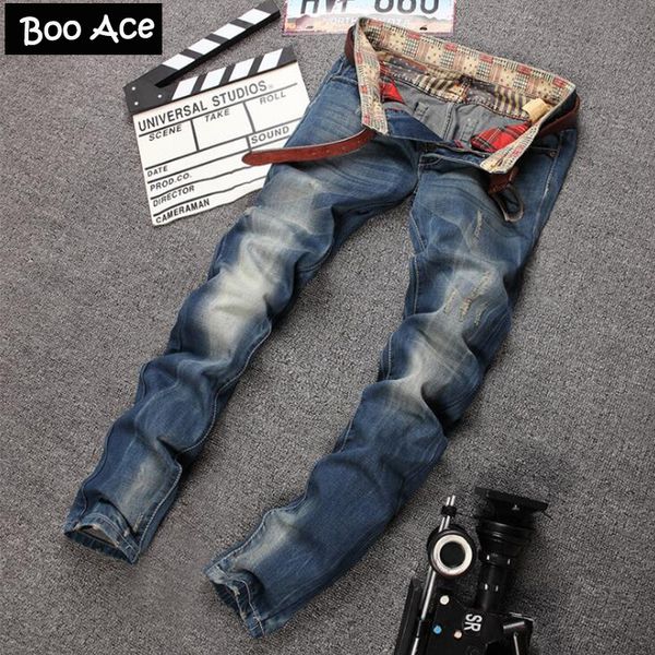 2017 boo ace solid ripped jeans men, skinny mens jeans pants,denim hole biker trousers plus size fs5409, Blue
2017 boo ace solid ripped jeans men, skinny mens jeans pants,denim hole biker trousers plus size fs5409, Blue