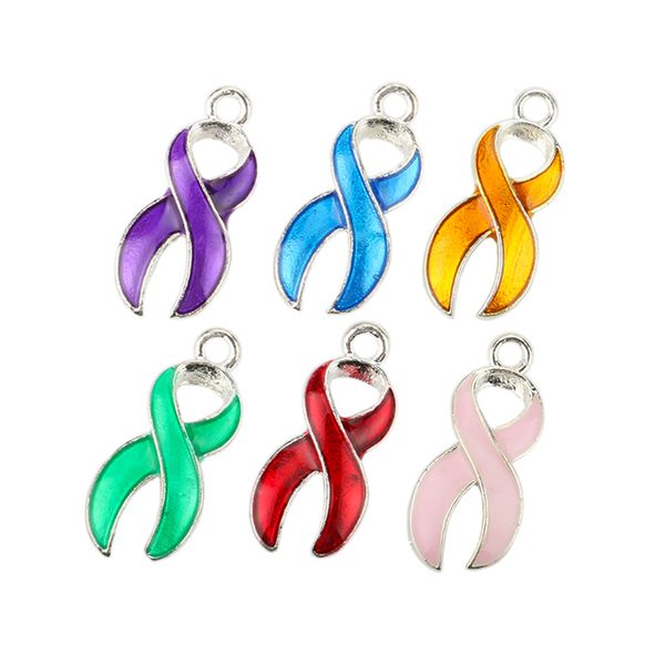 silver plated enamel hope ribbon cancer charms pendants for jewelry making diy handmade craft accessories 23x10mm, Bronze;silver
silver plated enamel hope ribbon cancer charms pendants for jewelry making diy handmade craft accessories 23x10mm, Bronze;silver