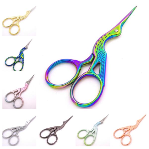 8 color stainless steel crane scissors animal carving retro gilt scissors nose hair scissorss beauty scissors t2i5118
8 color stainless steel crane scissors animal carving retro gilt scissors nose hair scissorss beauty scissors t2i5118