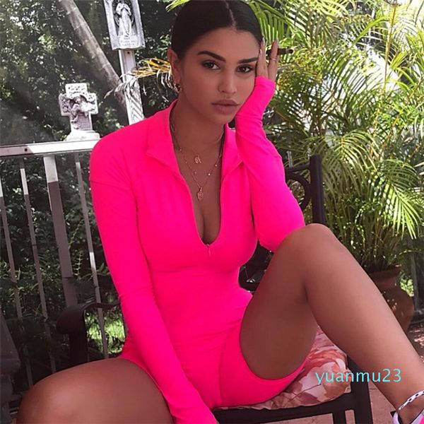wholesale-solid women running jogging clothing sport overalls female full sleeve zipper playsuits turtleneck gym fitness short bodysuits, Black;blue
wholesale-solid women running jogging clothing sport overalls female full sleeve zipper playsuits turtleneck gym fitness short bodysuits, Black;blue