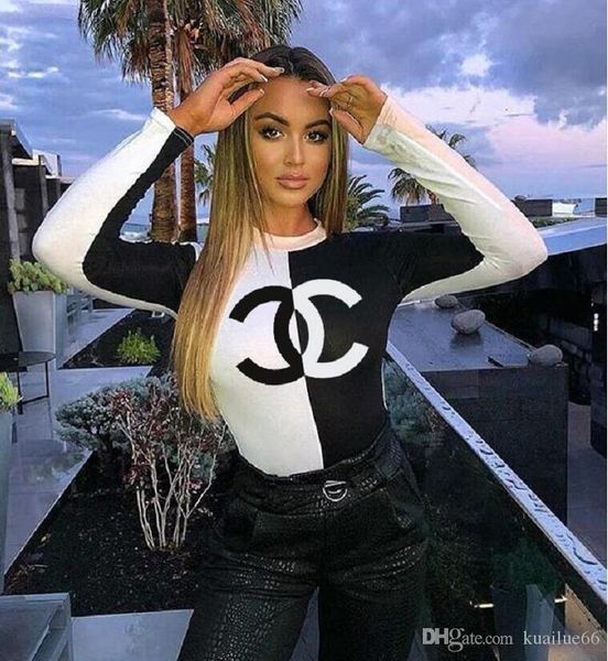2019 women's new autumn long sleeve round neck brand letter printed black and white splicing casual women's coat
2019 women's new autumn long sleeve round neck brand letter printed black and white splicing casual women's coat