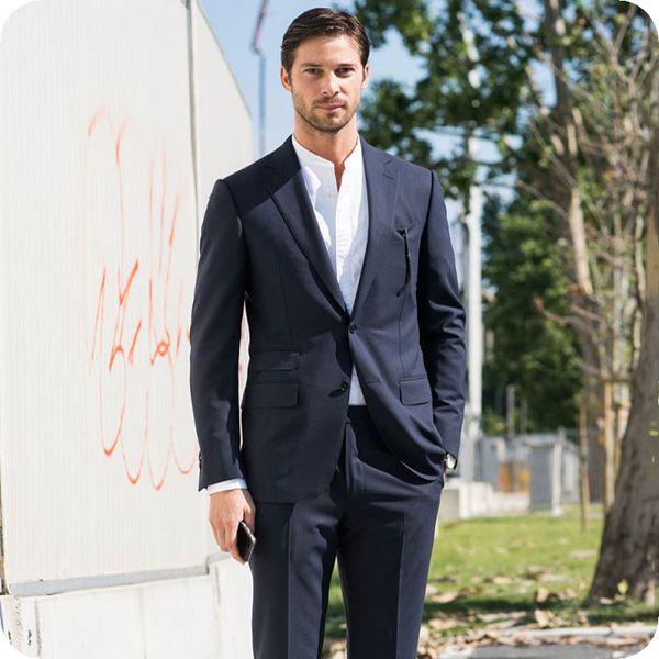 formal business navy blue men suits wedding groom tuxedo custom made men blazers suit 2piece latest coat pant designs costume homme, Black;gray
formal business navy blue men suits wedding groom tuxedo custom made men blazers suit 2piece latest coat pant designs costume homme, Black;gray