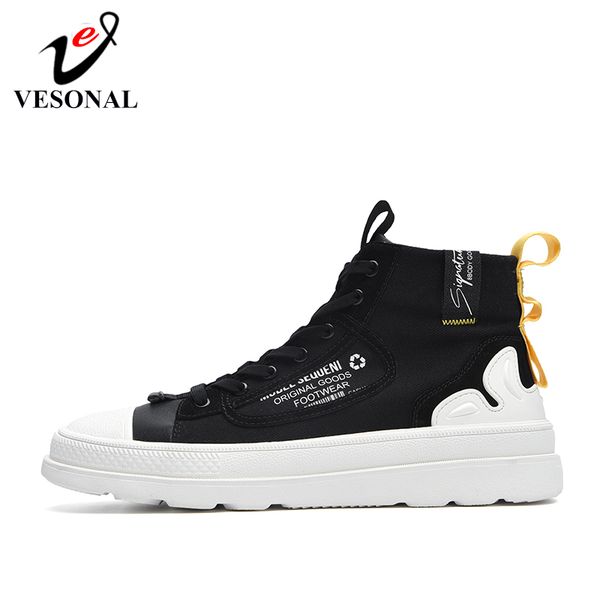 vesonal 2020 spring autumn new genuine leather canvas sneakers men shoes high hip hop casual breathable male footwear street, Black
vesonal 2020 spring autumn new genuine leather canvas sneakers men shoes high hip hop casual breathable male footwear street, Black