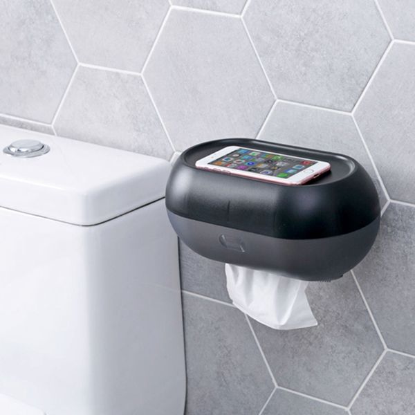 toilet waterproof tissue box punching wall mounted bathroom roll paper tray toilet paper holder shelf black
toilet waterproof tissue box punching wall mounted bathroom roll paper tray toilet paper holder shelf black