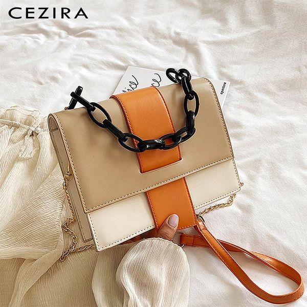 cezira цвет лоскутной кожи pu crossbody сумка для женщин летнего стиля цепи сумки женщины малого лацкан плечо сумки посыльный
cezira цвет лоскутной кожи pu crossbody сумка для женщин летнего стиля цепи сумки женщины малого лацкан плечо сумки посыльный