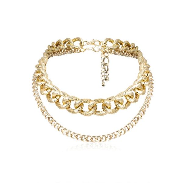 2020 designs jewelry heavy punk hip hop curb link chain micro pave necklace for women, Silver
2020 designs jewelry heavy punk hip hop curb link chain micro pave necklace for women, Silver