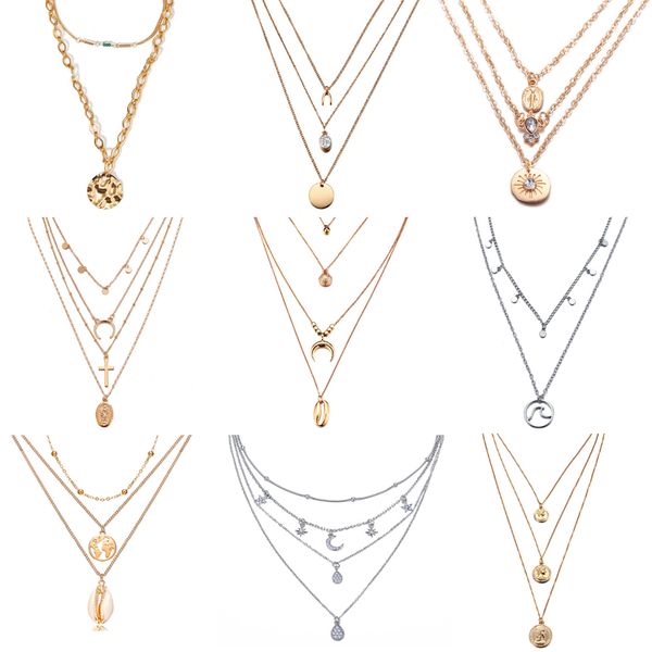 многослойные crystal moon ожерелья подвески для женщин vintage charm choker ожерелье золота 2020 bohemian оптовой продажи ювелирных изделий, Silver
многослойные crystal moon ожерелья подвески для женщин vintage charm choker ожерелье золота 2020 bohemian оптовой продажи ювелирных изделий, Silver