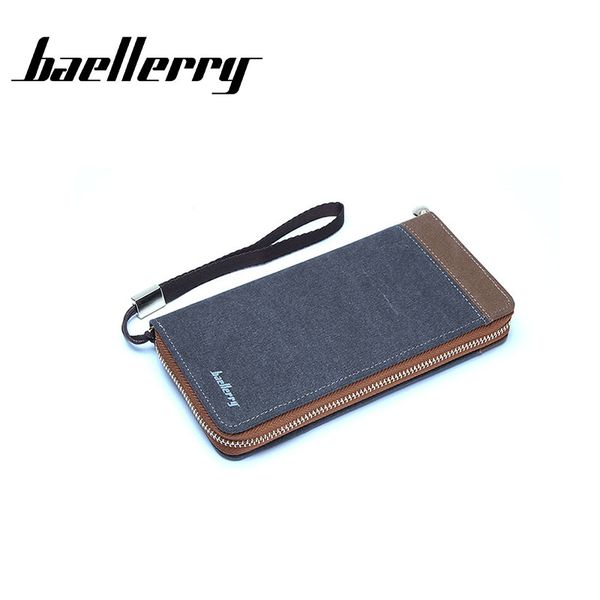 stitching texture wallet baellerry retro canvas clutch bag men's wallet long student handbag or phone, Red;black
stitching texture wallet baellerry retro canvas clutch bag men's wallet long student handbag or phone, Red;black