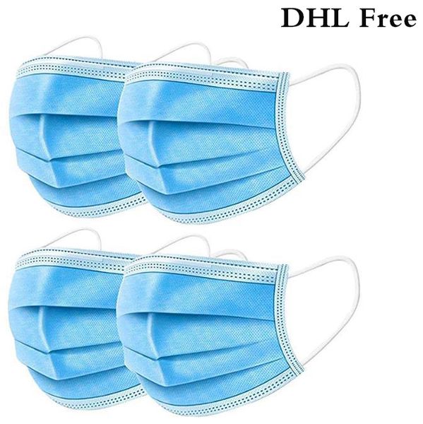 dhl 50pcs disposable face masks 3-layers non-woven mouth non woven anti-dust anti-bacterial earloops breathing safety tasteless mask
dhl 50pcs disposable face masks 3-layers non-woven mouth non woven anti-dust anti-bacterial earloops breathing safety tasteless mask
