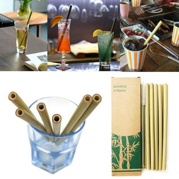 wholesale 10pcs drinking straws natural bamboo straws reusable eco-friendly party kitchen + clean brush for dropshipping
wholesale 10pcs drinking straws natural bamboo straws reusable eco-friendly party kitchen + clean brush for dropshipping