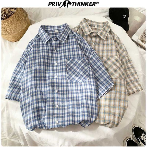 men summer plaid casual shirts 2020 men korean short sleeve blouse streetwear couple clothes male streetwear shirts, White;black
men summer plaid casual shirts 2020 men korean short sleeve blouse streetwear couple clothes male streetwear shirts, White;black
