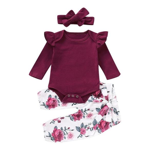 toddler baby girls set 3pcs winter long sleeves solide romper +floral pants+headbands newborn clothes infant clothing, White
toddler baby girls set 3pcs winter long sleeves solide romper +floral pants+headbands newborn clothes infant clothing, White