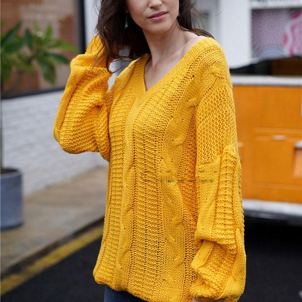 winter warm loose solid color sweater new v-neck pullover sweater ladies casual knitted long sleeve, White;black
winter warm loose solid color sweater new v-neck pullover sweater ladies casual knitted long sleeve, White;black