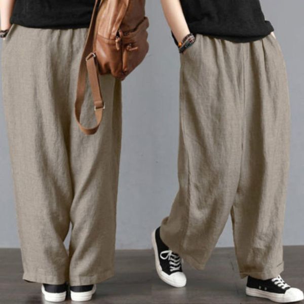 wide leg pants new brand men loose wide leg pants cotton& linen casual bloomers trousers harem plus size, Black
wide leg pants new brand men loose wide leg pants cotton& linen casual bloomers trousers harem plus size, Black