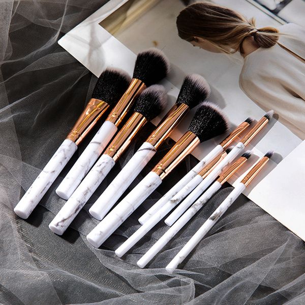 makeup brushes 10pcs set professional marble shape brush good-looking powder foundation eyeshadow lip eyeliner blush beauty tool
makeup brushes 10pcs set professional marble shape brush good-looking powder foundation eyeshadow lip eyeliner blush beauty tool