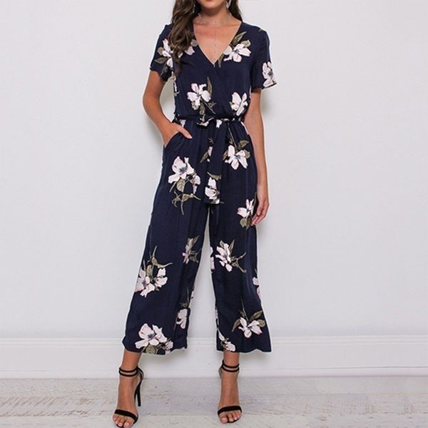 elegant streetwear jumpsuits for women summer 2020 v-neck floral printed short sleeve loose playsuit wide leg jumpsuits, Black;white
elegant streetwear jumpsuits for women summer 2020 v-neck floral printed short sleeve loose playsuit wide leg jumpsuits, Black;white