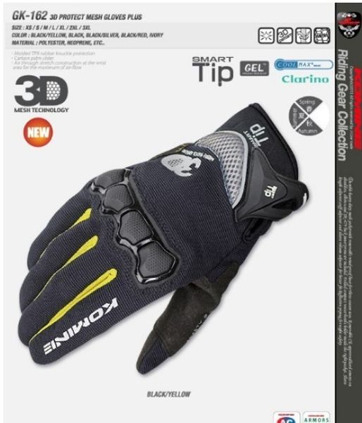 komine gk-162 motorcycle gloves protect 3d air mesh sport racing cycling gloves touch screen, Black
komine gk-162 motorcycle gloves protect 3d air mesh sport racing cycling gloves touch screen, Black
