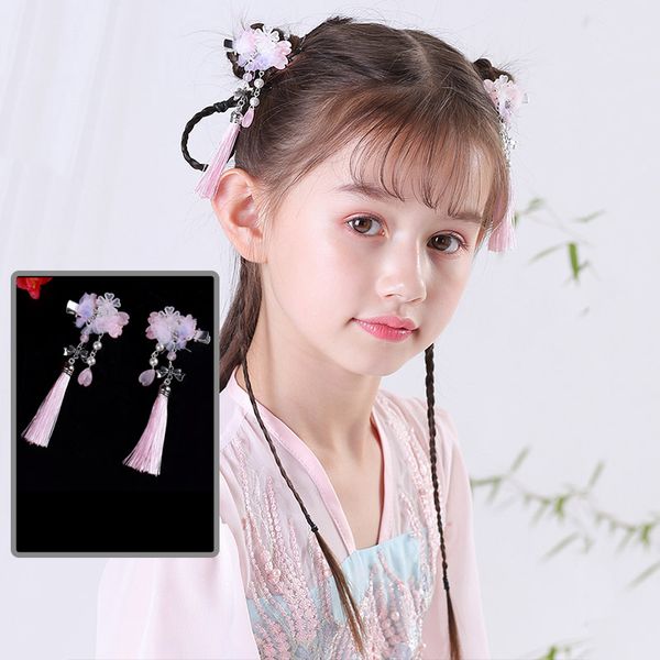 girl hanfu headdress super fairy ancient hanfu hair accessories child head flower tassel princess accessories hairpin retro, Slivery;white
girl hanfu headdress super fairy ancient hanfu hair accessories child head flower tassel princess accessories hairpin retro, Slivery;white