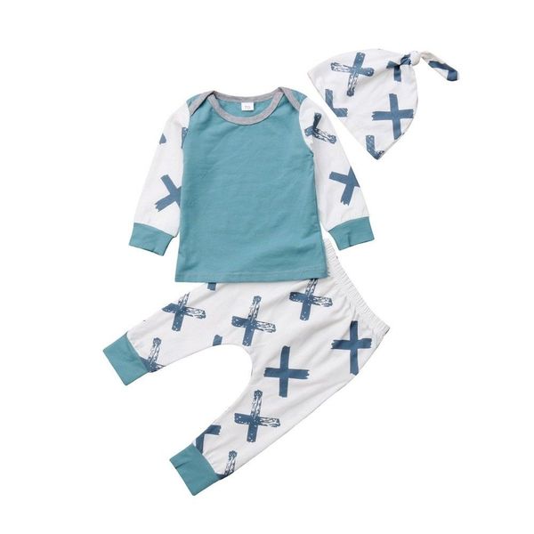 3pcs newborn infant baby girl outfits clothes cross print long sleeve romper pants leggings hat set
3pcs newborn infant baby girl outfits clothes cross print long sleeve romper pants leggings hat set