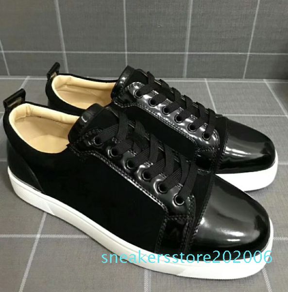 designer shoes for man women red bottoms junior spikes flat sneakers genuine leather fashion paris dress shoes with box 35-46 s6, Black
designer shoes for man women red bottoms junior spikes flat sneakers genuine leather fashion paris dress shoes with box 35-46 s6, Black