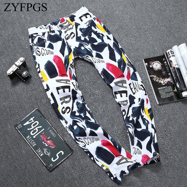 zyfpgs 2019 new brand men's casual pants male korean men's casual pants multiple color printing men streetwear spring sale z1221, Black
zyfpgs 2019 new brand men's casual pants male korean men's casual pants multiple color printing men streetwear spring sale z1221, Black