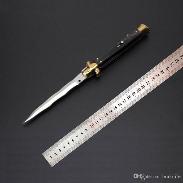 AK 11 inch automatic knife Italian Mafia style Folding knife Pocket knives 9Cr18mov Stainless steel blade Camping tactical knives edc tool
AK 11 inch automatic knife Italian Mafia style Folding knife Pocket knives 9Cr18mov Stainless steel blade Camping tactical knives edc tool