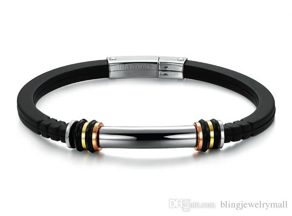 new style silicone jewelry individuality simple type men's bracelet 20cm length charm bracelet ph819, Black
new style silicone jewelry individuality simple type men's bracelet 20cm length charm bracelet ph819, Black
