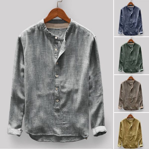 vintage casual shirt men long sleeve retro button cotton shirts breathable streetwear loose solid color male shirt harajuku, White;black
vintage casual shirt men long sleeve retro button cotton shirts breathable streetwear loose solid color male shirt harajuku, White;black
