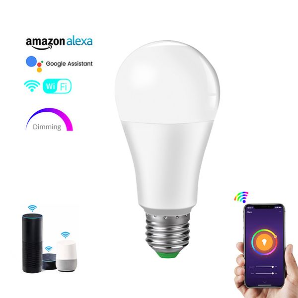 15w wifi rgbw led ampoule intelligente e27 b22 smartphone app ios alexa google assistant ac85-265v 1 pc
15w wifi rgbw led ampoule intelligente e27 b22 smartphone app ios alexa google assistant ac85-265v 1 pc