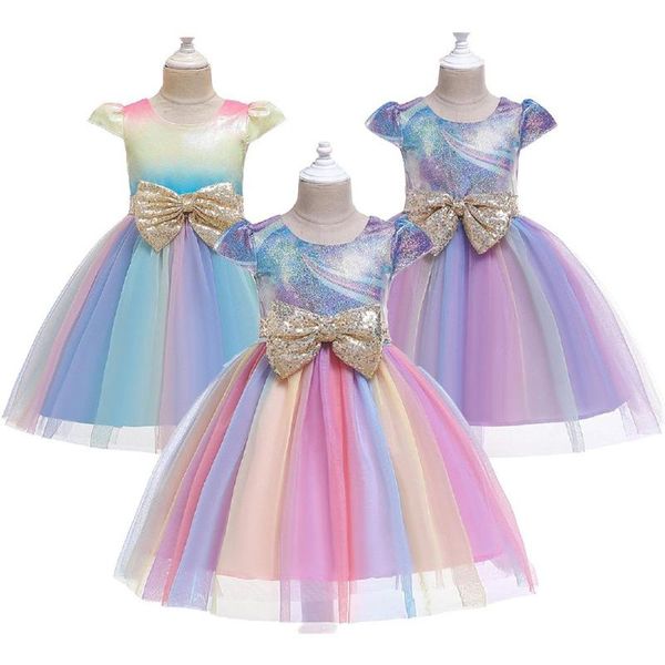 girl casual dress tulle princess dress bowknot sequins gradient color short sleeve wedding party full for girl, Red;yellow
girl casual dress tulle princess dress bowknot sequins gradient color short sleeve wedding party full for girl, Red;yellow
