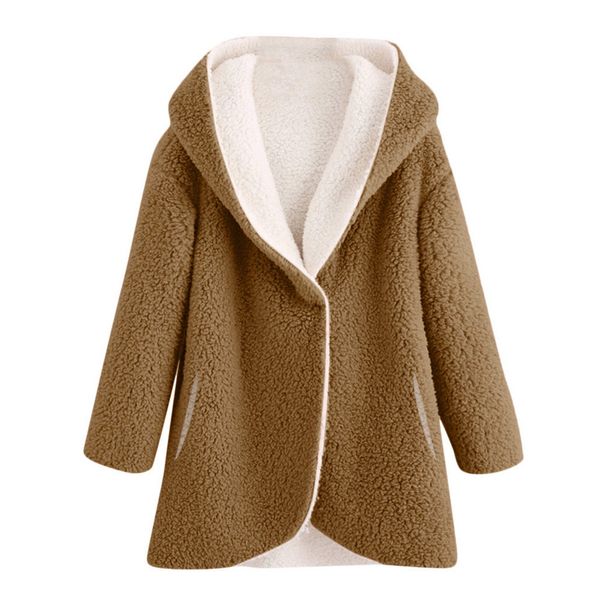 clothing women's winter fashion ladies jacket girls solid loose long-sleeved fleece warm multi-color multi-code hooded jacket, Black;brown
clothing women's winter fashion ladies jacket girls solid loose long-sleeved fleece warm multi-color multi-code hooded jacket, Black;brown