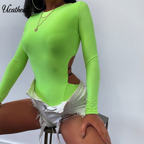 summer neon women bodysuit long sleeve body cut out waist party bodysuits bodyconbackless strap jumpsuit rompers, Black;white
summer neon women bodysuit long sleeve body cut out waist party bodysuits bodyconbackless strap jumpsuit rompers, Black;white