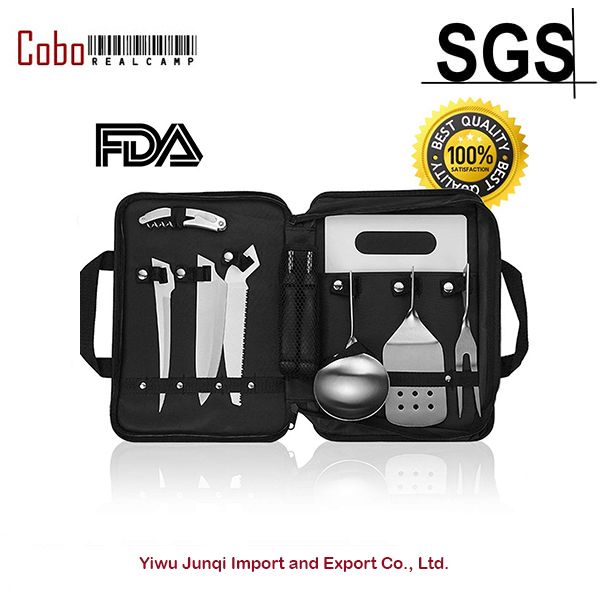 camp kitchen camping bbq cooking utensils organizer travel set portable detachable handle cookware kit with waterproof case
camp kitchen camping bbq cooking utensils organizer travel set portable detachable handle cookware kit with waterproof case