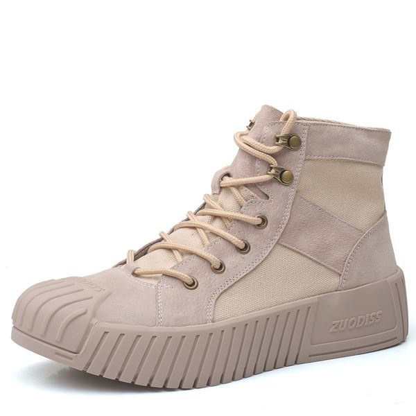 2019 fall genuine leather mix canvas boots leisure lace up western boots for men travel shoes patchwork with rubber soles zyot3, Black
2019 fall genuine leather mix canvas boots leisure lace up western boots for men travel shoes patchwork with rubber soles zyot3, Black