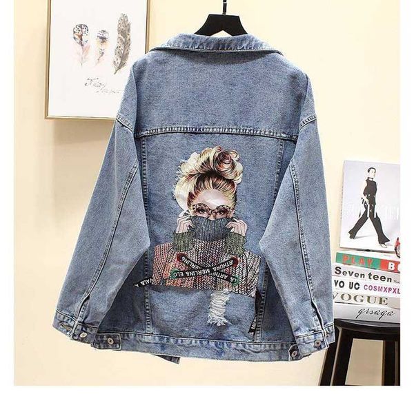 2020 bf autumn harajuku printed frayed beading denim jacket loose casual jeans jacket women coat outwear female jacke denim 2020, Black;brown
2020 bf autumn harajuku printed frayed beading denim jacket loose casual jeans jacket women coat outwear female jacke denim 2020, Black;brown