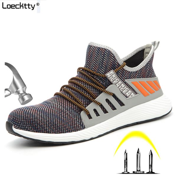 steel toe men's outdoor anti slip breathable protective work shoes boots men's puncture proof safety shoes, Black
steel toe men's outdoor anti slip breathable protective work shoes boots men's puncture proof safety shoes, Black