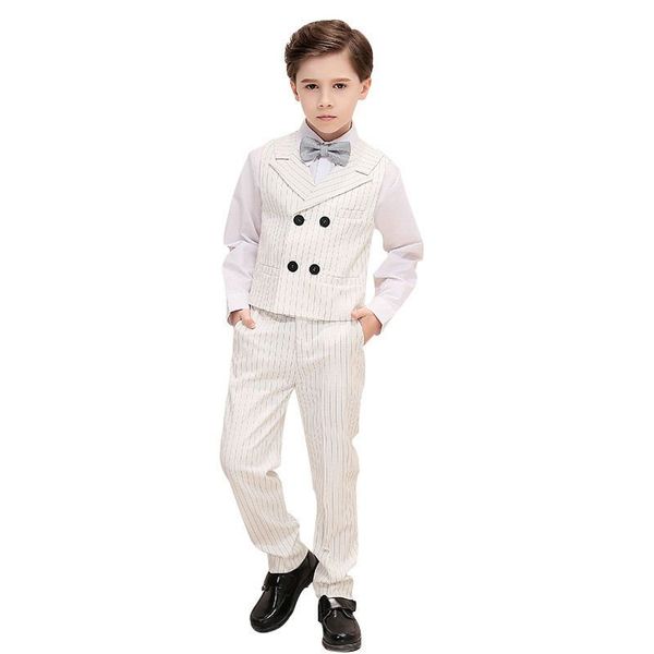 new baby boy suit for piano wedding party teenage boys striped vest+shirt+pant 2/3 pieces set kids boys suits formal clothes y79, White
new baby boy suit for piano wedding party teenage boys striped vest+shirt+pant 2/3 pieces set kids boys suits formal clothes y79, White
