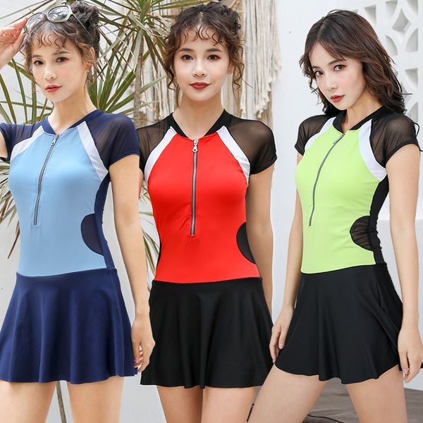 one-piece women's flat-angle tight skirt swimsuit skinny skirt-type small chest gathering umbrella meat sports swimsuit 222826, White;black
one-piece women's flat-angle tight skirt swimsuit skinny skirt-type small chest gathering umbrella meat sports swimsuit 222826, White;black