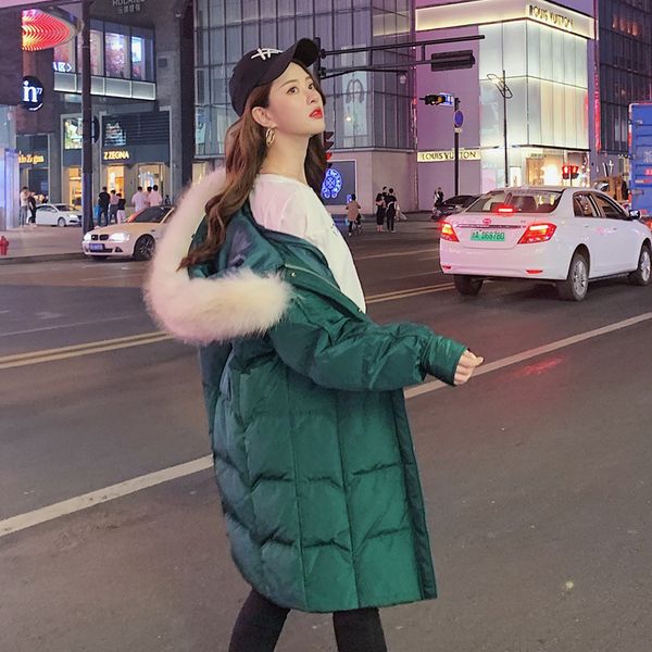 fashion new winter duck down jacket women long coat warm parkas thick female warm clothes natural fur collar j8272, Black
fashion new winter duck down jacket women long coat warm parkas thick female warm clothes natural fur collar j8272, Black