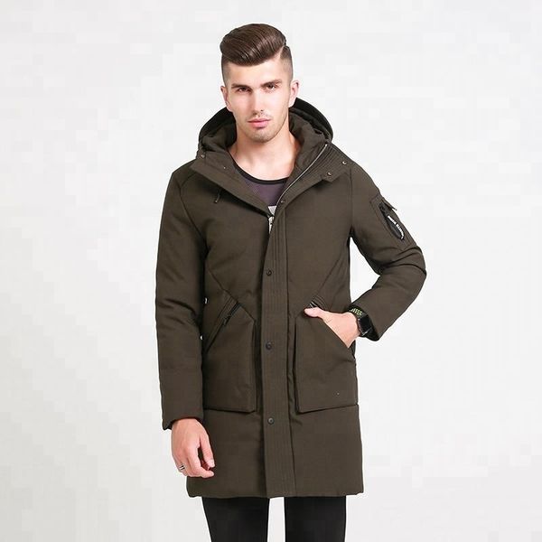 new design down coats men winter jacket parka, Black 
new design down coats men winter jacket parka, Black