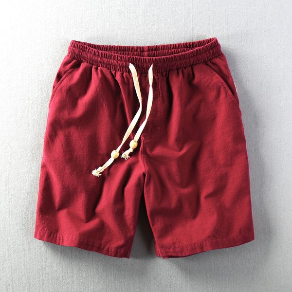men summer fashion japan style elastic waist solid color cotton linen shorts male casual daily beach holiday shorts, White;black
men summer fashion japan style elastic waist solid color cotton linen shorts male casual daily beach holiday shorts, White;black