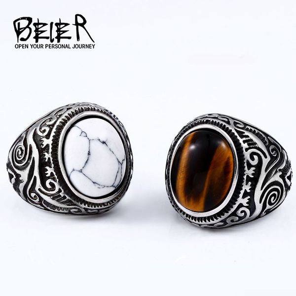 beier vintage men boy oval tiger eye brown stones ring in stainless steel jewelry mens accessories anel aneis br8-699, Golden;silver
beier vintage men boy oval tiger eye brown stones ring in stainless steel jewelry mens accessories anel aneis br8-699, Golden;silver
