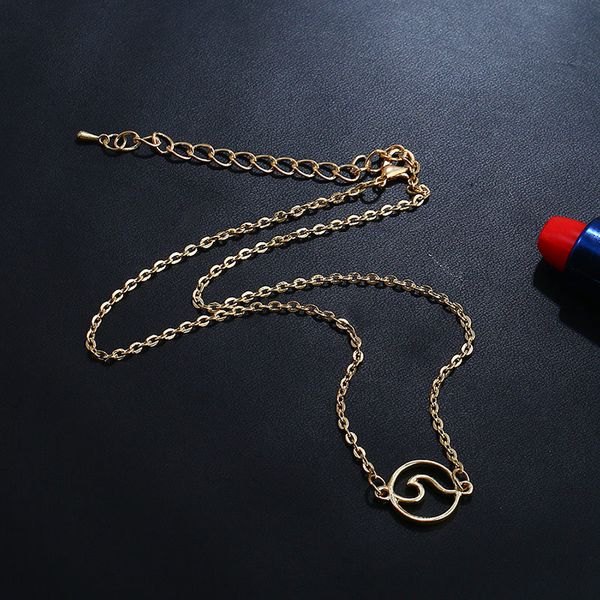 bohemian fashion necklace wave personality pendant clavicle chain personality woman charm jewelry necklace, Silver
bohemian fashion necklace wave personality pendant clavicle chain personality woman charm jewelry necklace, Silver