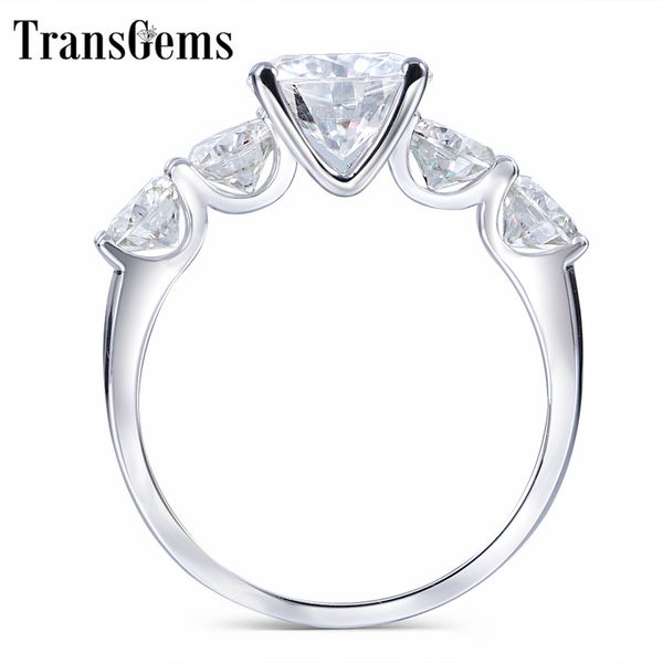 transgems 14k white gold center stone 1ct 6.5mm side stone 4mm f color diamond anniversary wedding band women gifts s200110, Slivery;golden
transgems 14k white gold center stone 1ct 6.5mm side stone 4mm f color diamond anniversary wedding band women gifts s200110, Slivery;golden