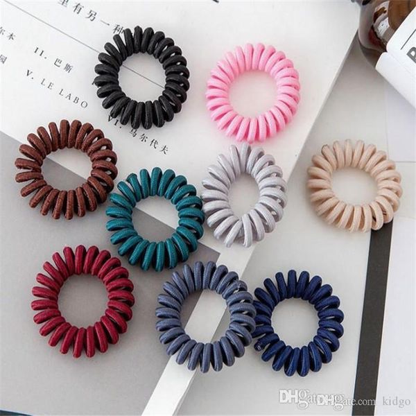 fabric telephone wire hair band wrapped cloth design ponytail holder elastic phone cord line tie accessories t0221, Pink
fabric telephone wire hair band wrapped cloth design ponytail holder elastic phone cord line tie accessories t0221, Pink