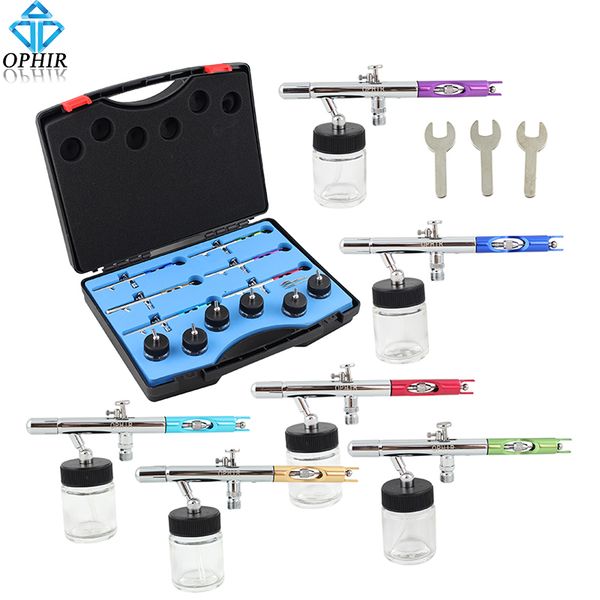 ophir 6pcs 0.35mm dual-action gravity airbrush set kit auto spray gun paint for temporary tattoo/cake decorating/model _ac047
ophir 6pcs 0.35mm dual-action gravity airbrush set kit auto spray gun paint for temporary tattoo/cake decorating/model _ac047
