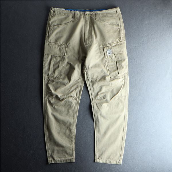 men's overalls 100% cotton multi-pocket overalls khaki cotton retro casual pants loose old pants, Black
men's overalls 100% cotton multi-pocket overalls khaki cotton retro casual pants loose old pants, Black