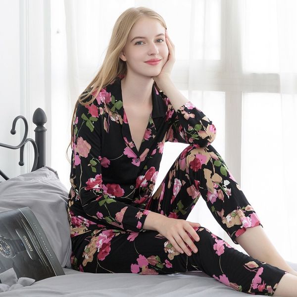 hfeep summer 2020 sleeping suit women's loose clothes pajamas silk large size long sleeve two-piece suit mulberry silk can wear outside, Blue;red
hfeep summer 2020 sleeping suit women's loose clothes pajamas silk large size long sleeve two-piece suit mulberry silk can wear outside, Blue;red